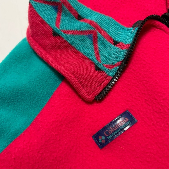 Vintage 90’s Columbia Fleece Zip-Up - Picture 2 of 4